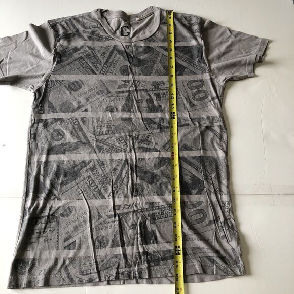G By Guess Mens Hundred Dollar Bills Print Tee Size Small - Picture 6 of 9